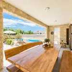 ヴィラ With Heated Pool, Waterfall, Sandy - By Traveler Tourist Agency Krk - Id 2170 *