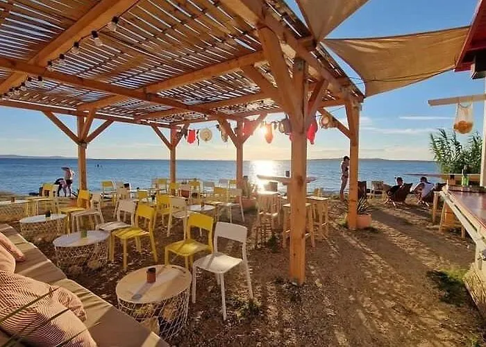 With Heated Pool, Waterfall, Sandy - By Traveler Tourist Agency Krk - Id 2170 Privlaka (Zadar)