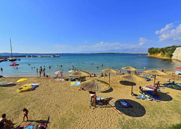 With Heated Pool, Waterfall, Sandy - By Traveler Tourist Agency Krk - Id 2170 Вилла Привлака