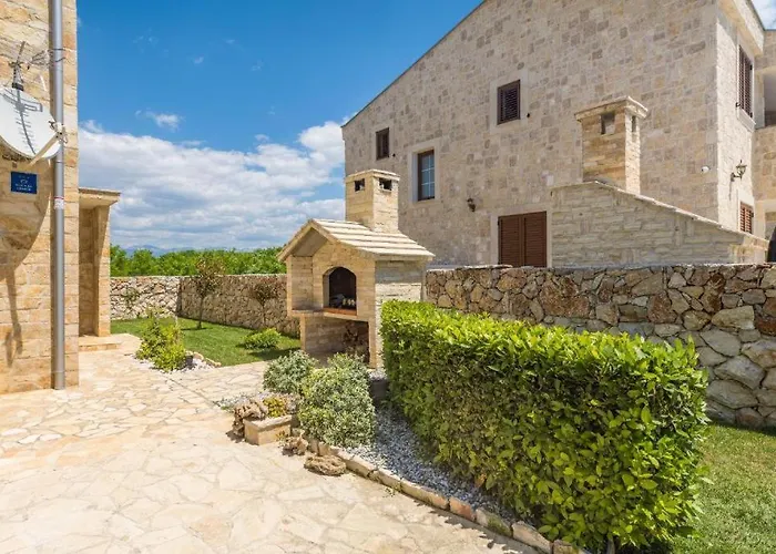 With Heated Pool, Waterfall, Sandy - By Traveler Tourist Agency Krk - Id 2170 * Привлака